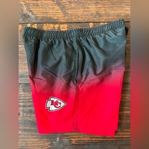Kansas City Chiefs NFL Men’s Dip Dye Swim Trunks Mens small
